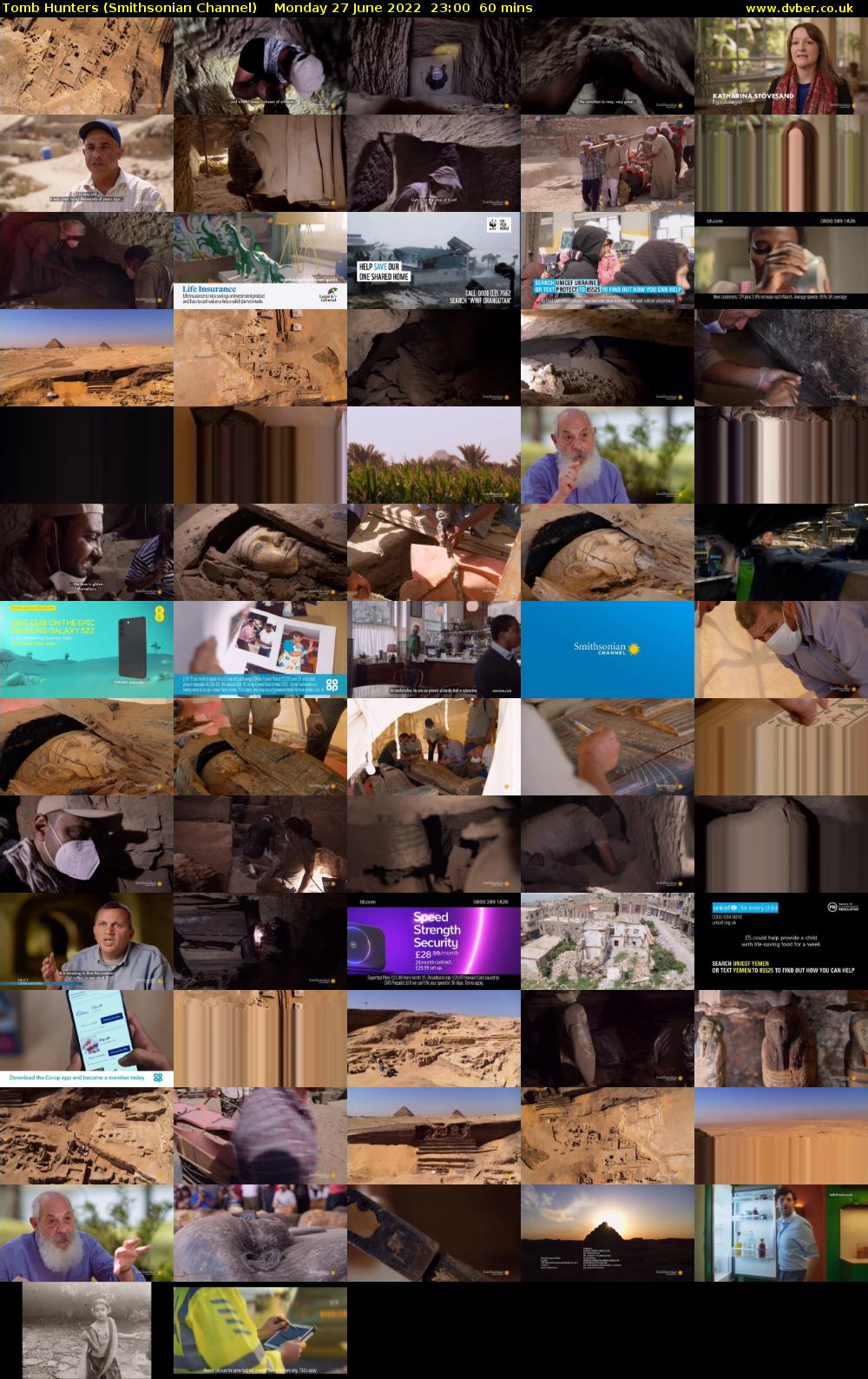 Tomb Hunters (Smithsonian Channel) Monday 27 June 2022 23:00 - 00:00