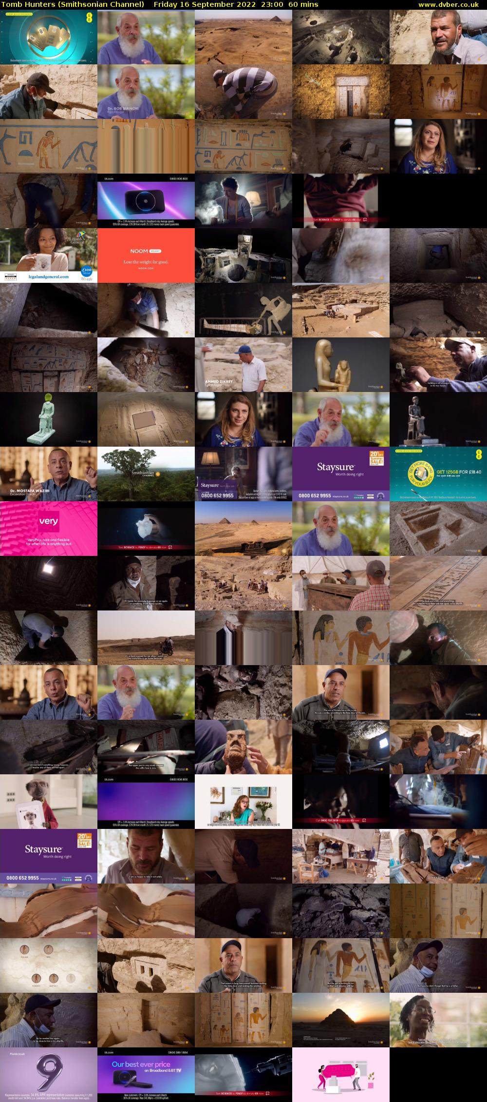 Tomb Hunters (Smithsonian Channel) Friday 16 September 2022 23:00 - 00:00