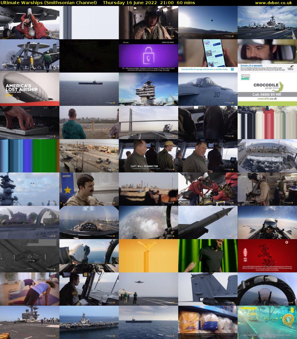 Ultimate Warships (Smithsonian Channel) Thursday 16 June 2022 21:00 - 22:00