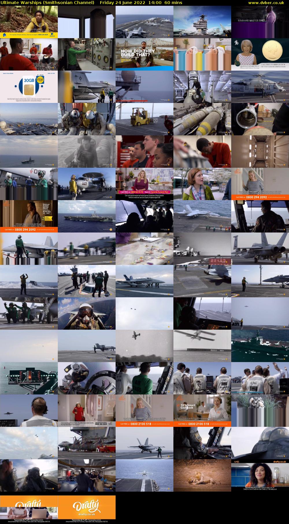 Ultimate Warships (Smithsonian Channel) Friday 24 June 2022 14:00 - 15:00