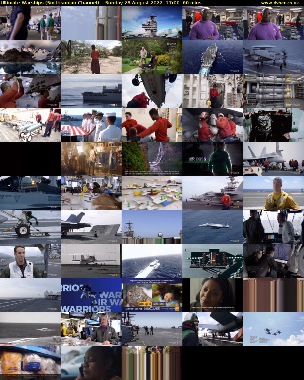 Ultimate Warships (Smithsonian Channel) Sunday 28 August 2022 17:00 - 18:00