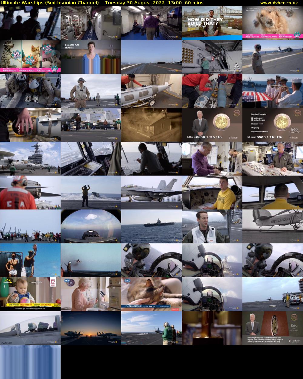 Ultimate Warships (Smithsonian Channel) Tuesday 30 August 2022 13:00 - 14:00