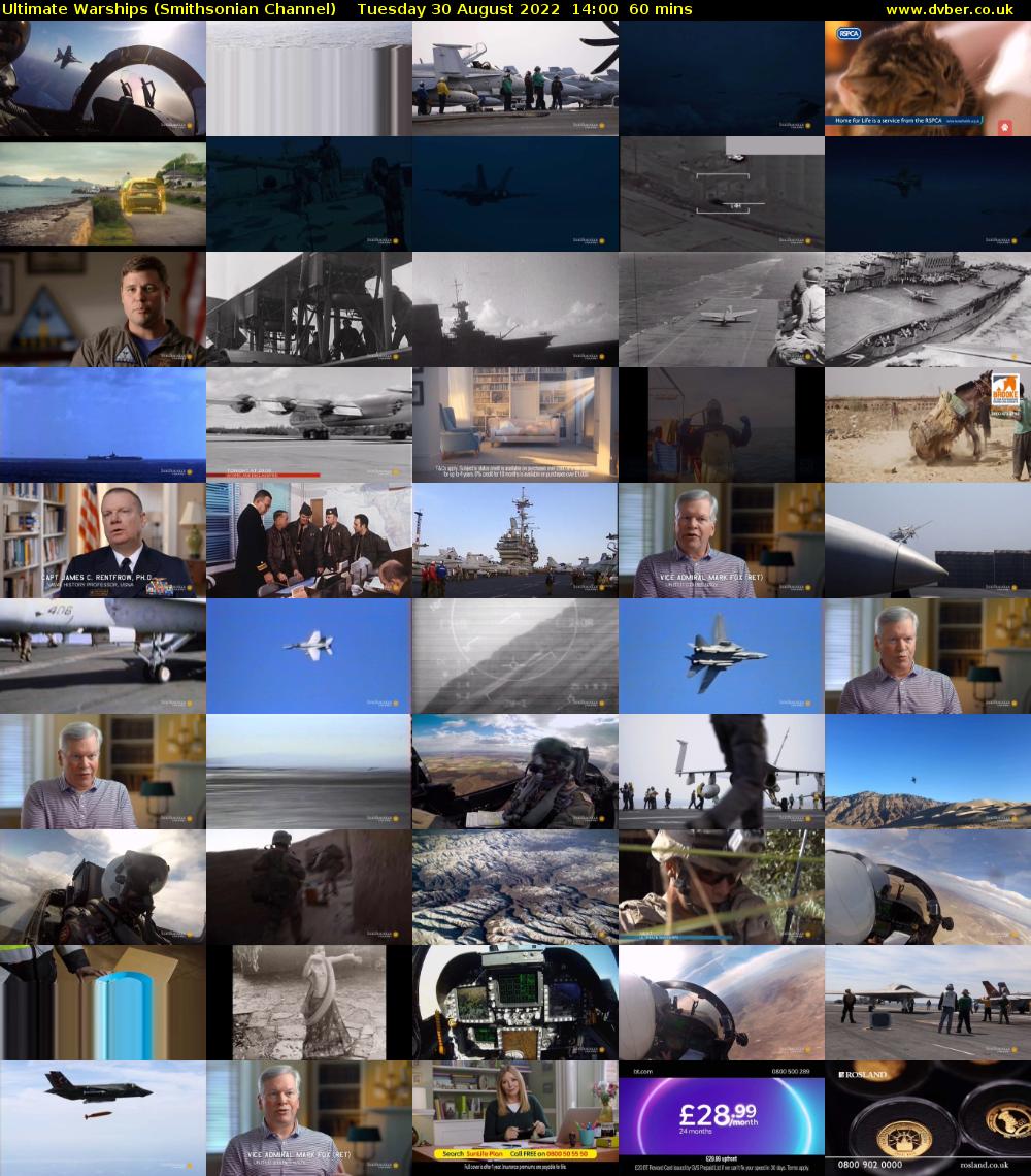 Ultimate Warships (Smithsonian Channel) Tuesday 30 August 2022 14:00 - 15:00