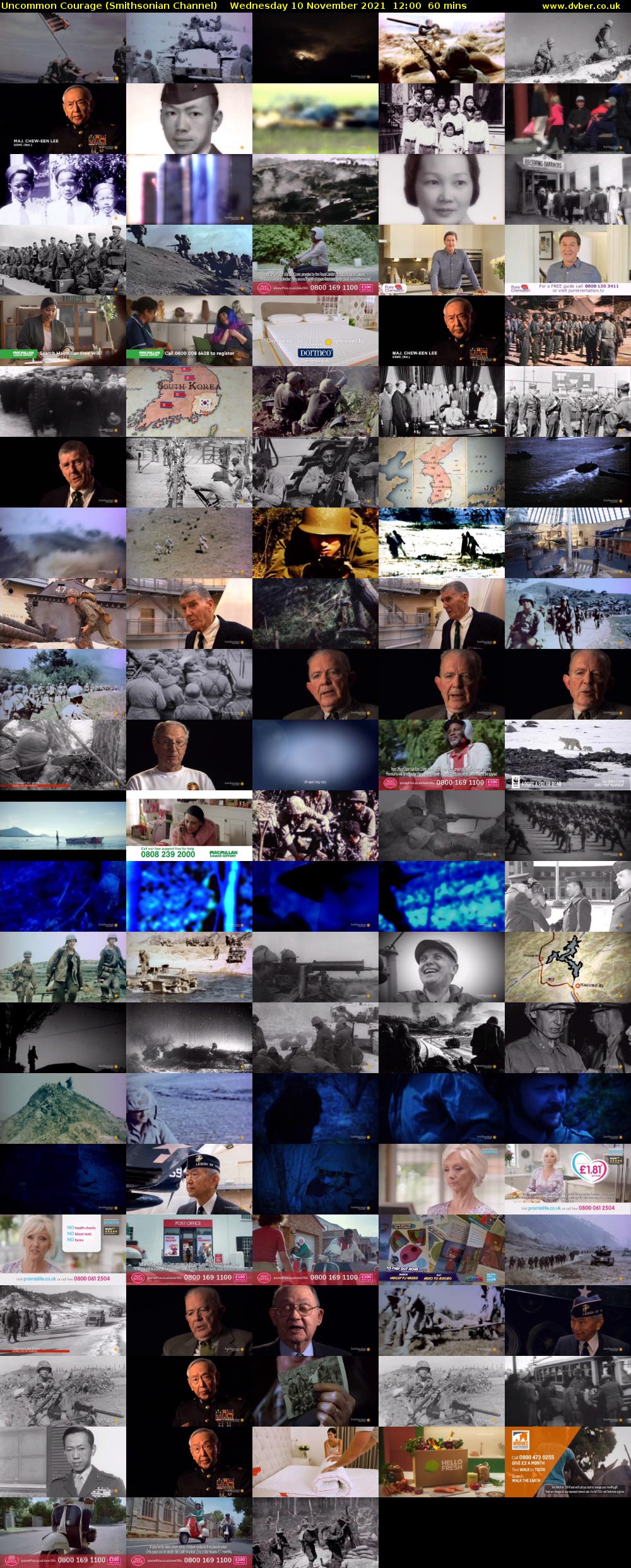 Uncommon Courage (Smithsonian Channel) Wednesday 10 November 2021 12:00 - 13:00