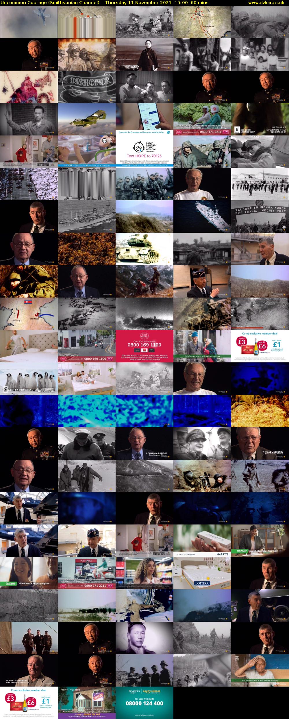 Uncommon Courage (Smithsonian Channel) Thursday 11 November 2021 15:00 - 16:00