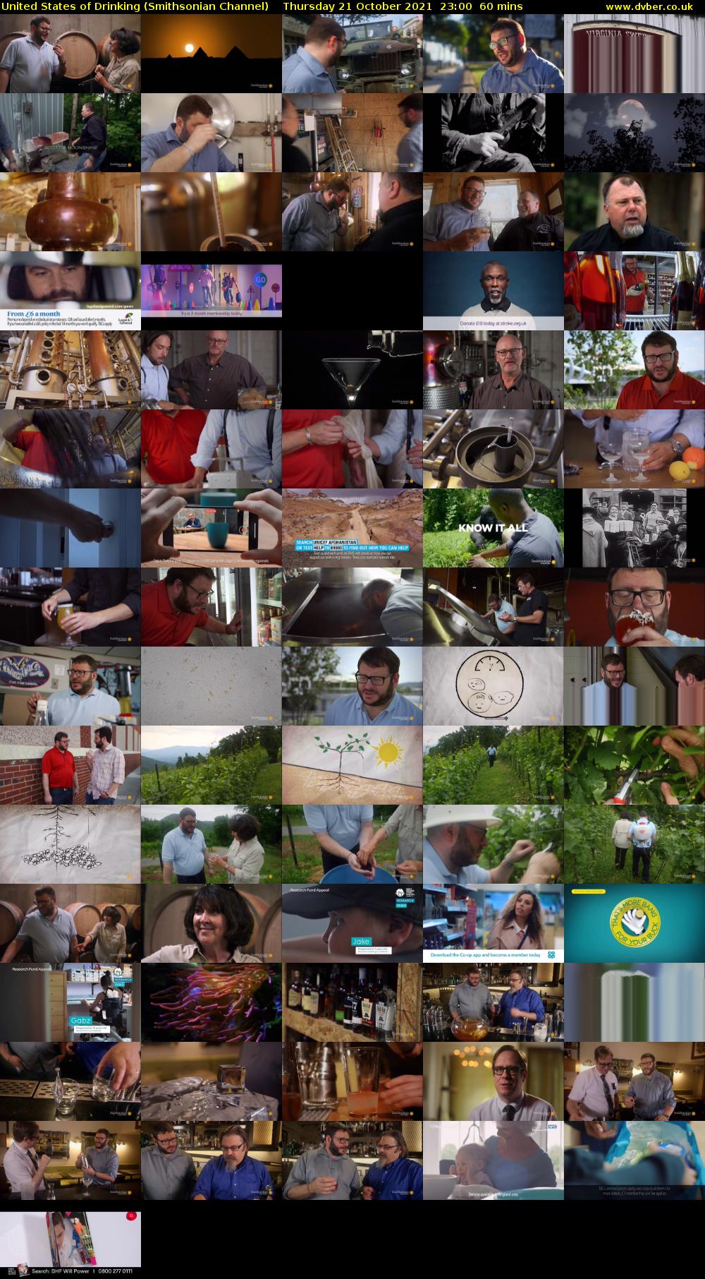 United States of Drinking (Smithsonian Channel) Thursday 21 October 2021 23:00 - 00:00