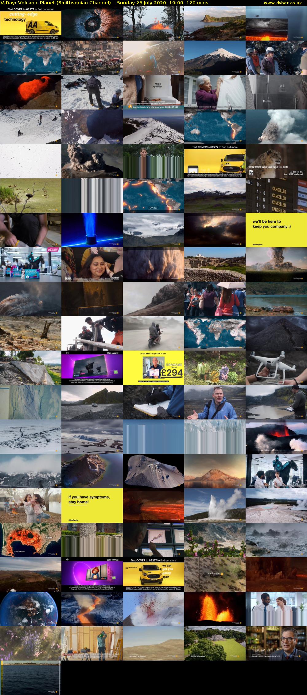 V-Day: Volcanic Planet (Smithsonian Channel) Sunday 26 July 2020 19:00 - 21:00