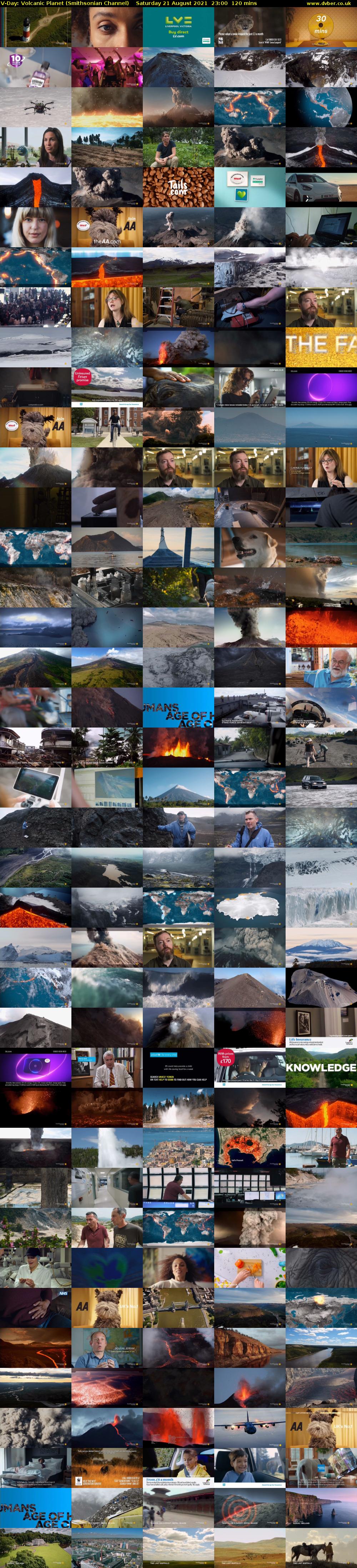 V-Day: Volcanic Planet (Smithsonian Channel) Sunday 22 August 2021 00:00 - 02:00