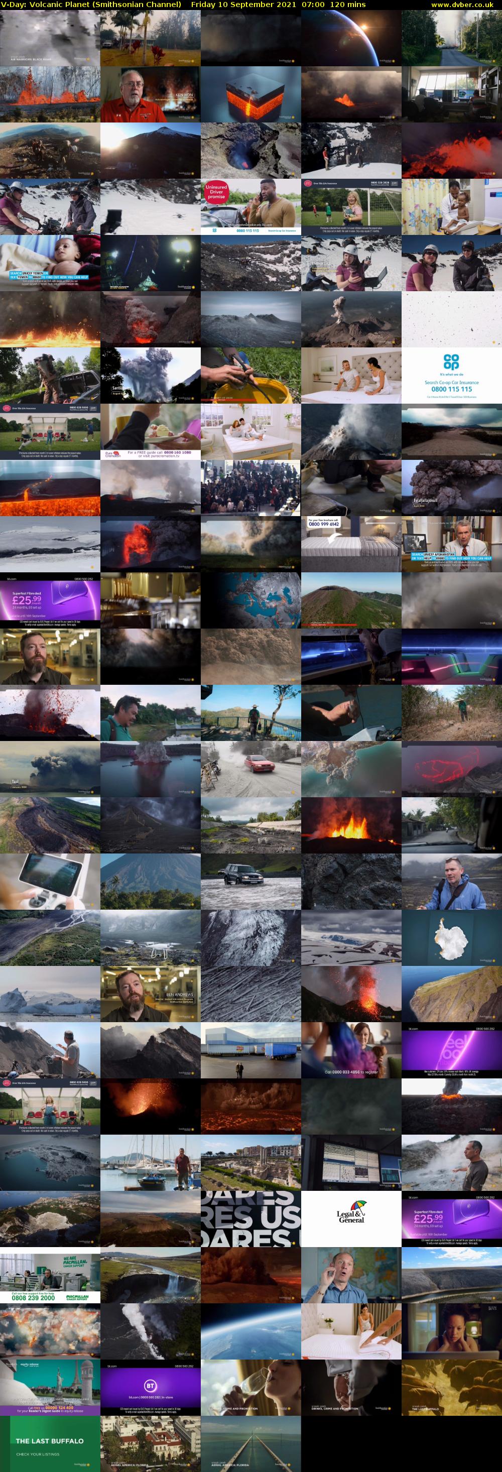 V-Day: Volcanic Planet (Smithsonian Channel) Friday 10 September 2021 08:00 - 10:00