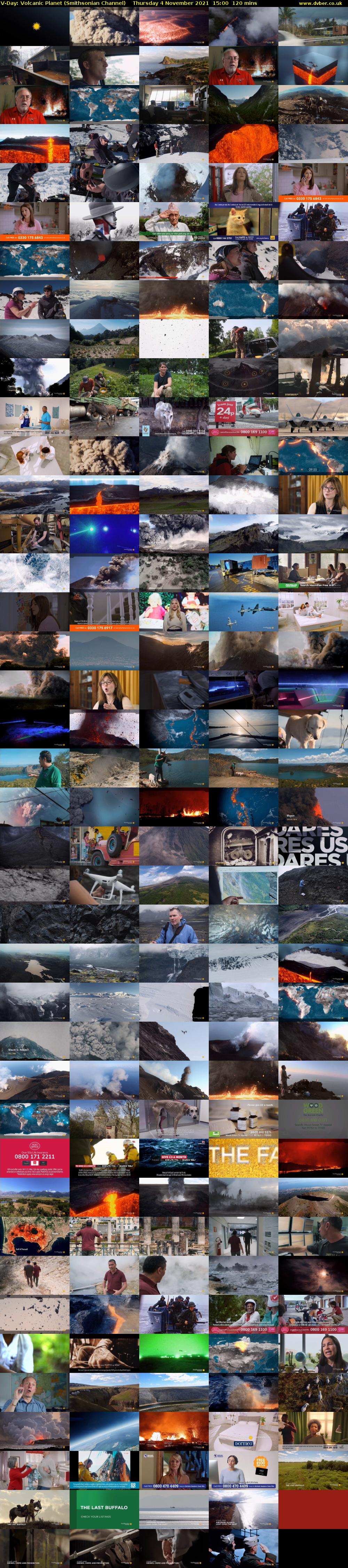 V-Day: Volcanic Planet (Smithsonian Channel) Thursday 4 November 2021 15:00 - 17:00
