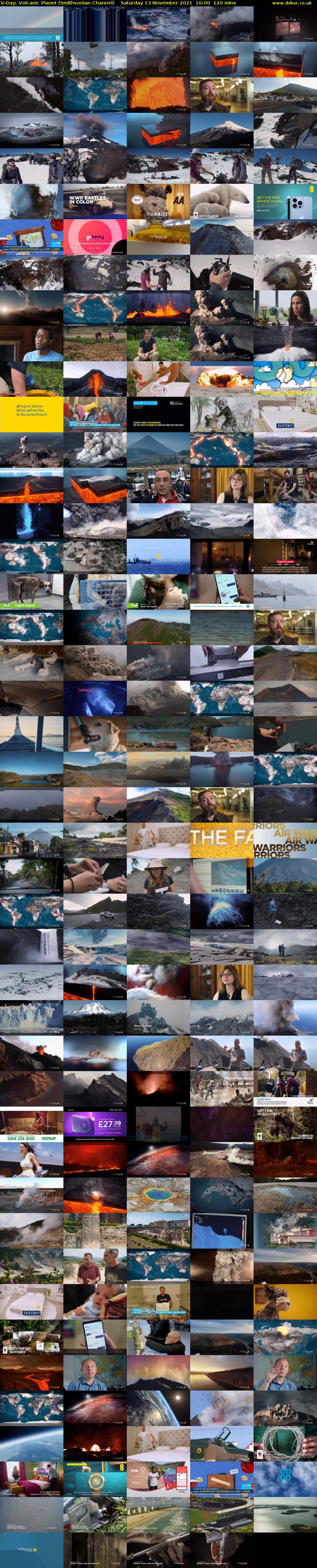 V-Day: Volcanic Planet (Smithsonian Channel) Saturday 13 November 2021 16:00 - 18:00