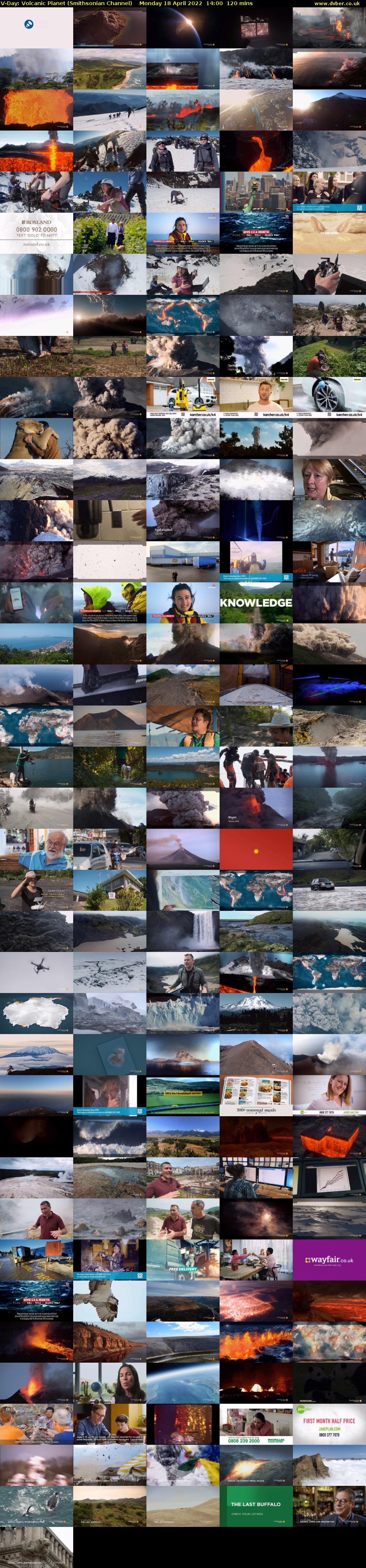 V-Day: Volcanic Planet (Smithsonian Channel) Monday 18 April 2022 14:00 - 16:00