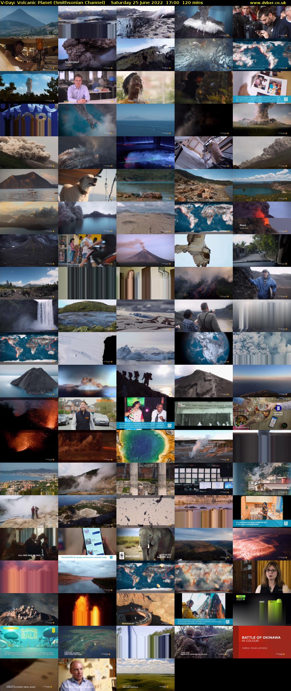 V-Day: Volcanic Planet (Smithsonian Channel) Saturday 25 June 2022 17:00 - 19:00