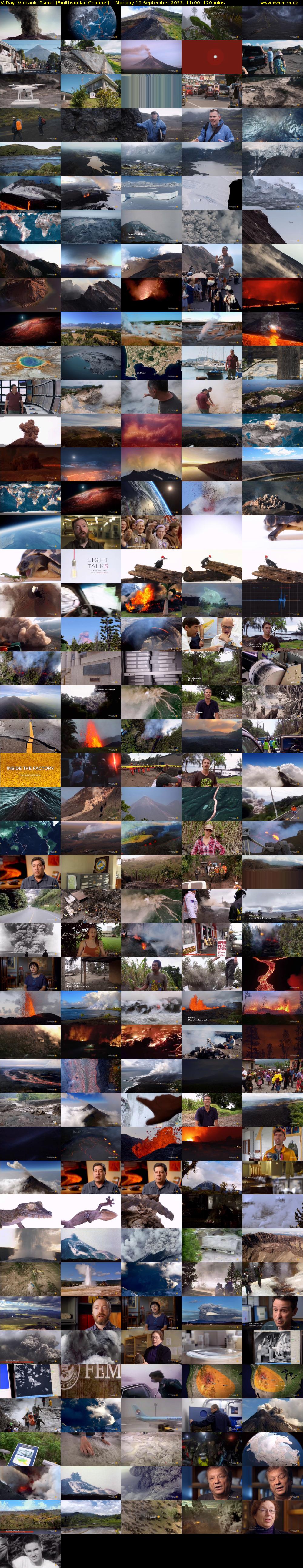 V-Day: Volcanic Planet (Smithsonian Channel) Monday 19 September 2022 11:00 - 13:00