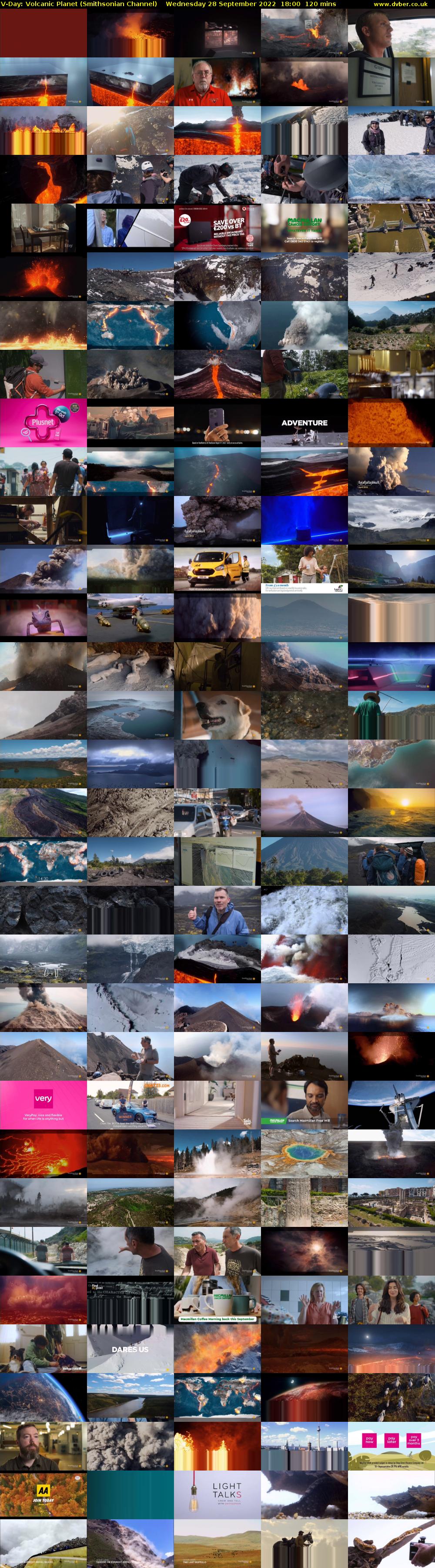 V-Day: Volcanic Planet (Smithsonian Channel) Wednesday 28 September 2022 18:00 - 20:00