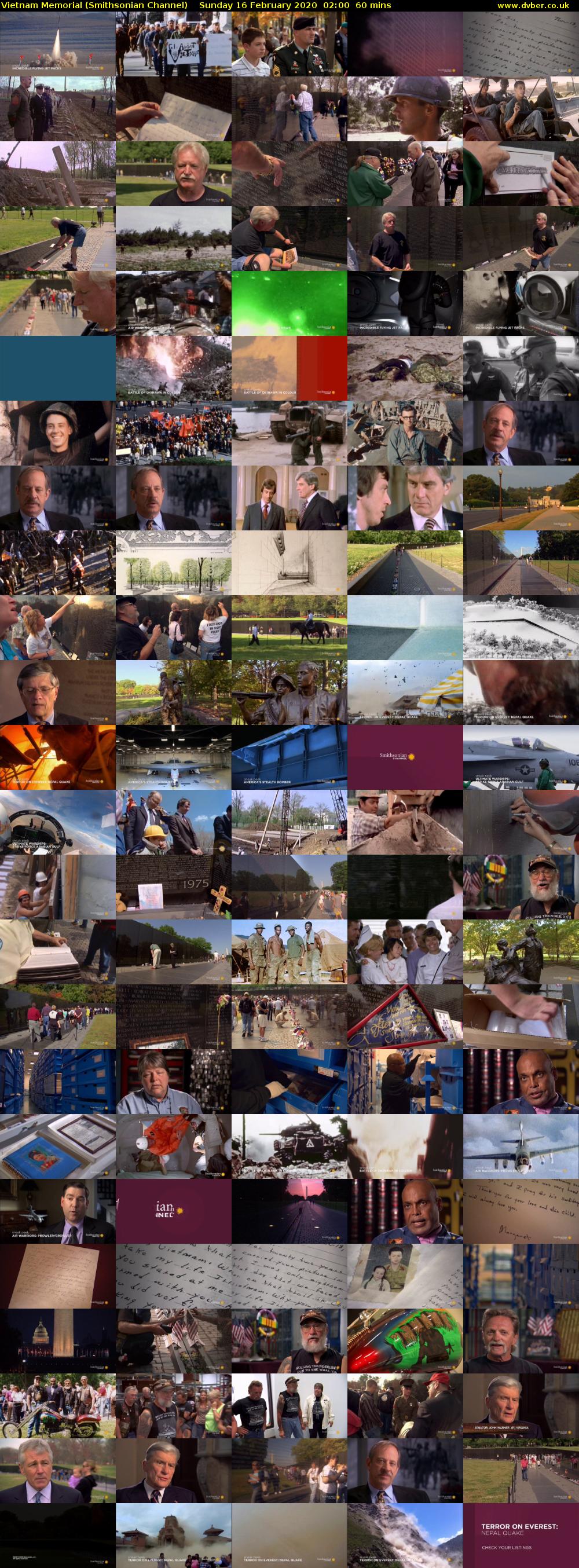 Vietnam Memorial (Smithsonian Channel) Sunday 16 February 2020 02:00 - 03:00