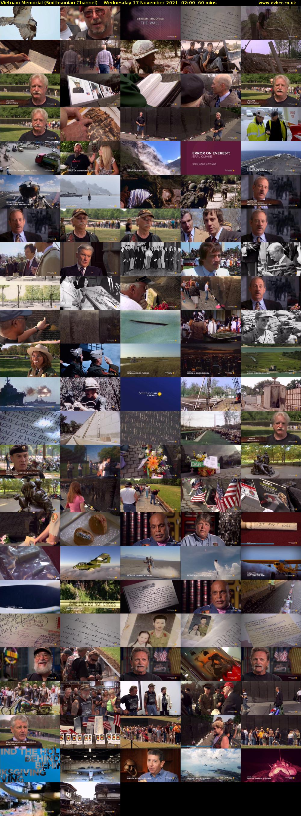 Vietnam Memorial (Smithsonian Channel) Wednesday 17 November 2021 02:00 - 03:00