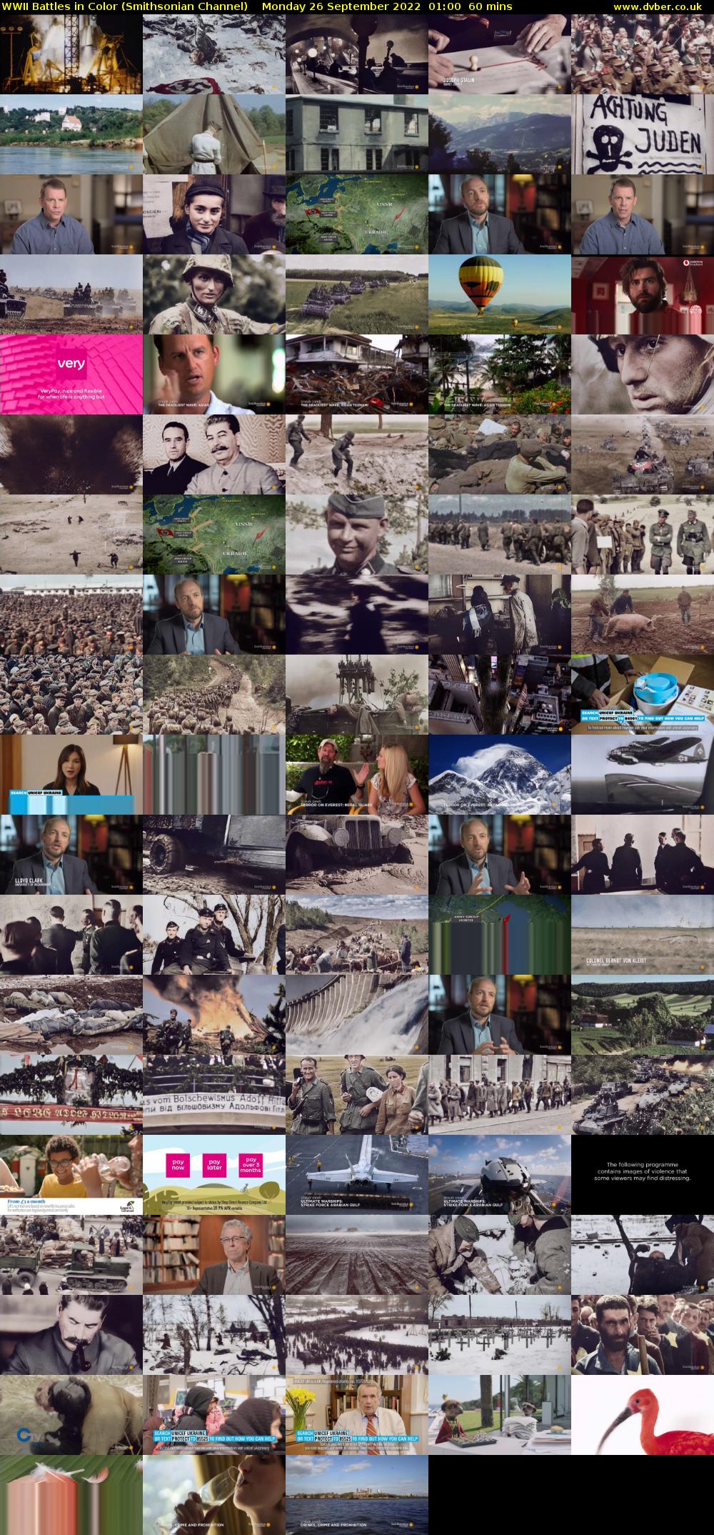 WWII Battles in Color (Smithsonian Channel) Monday 26 September 2022 01:00 - 02:00