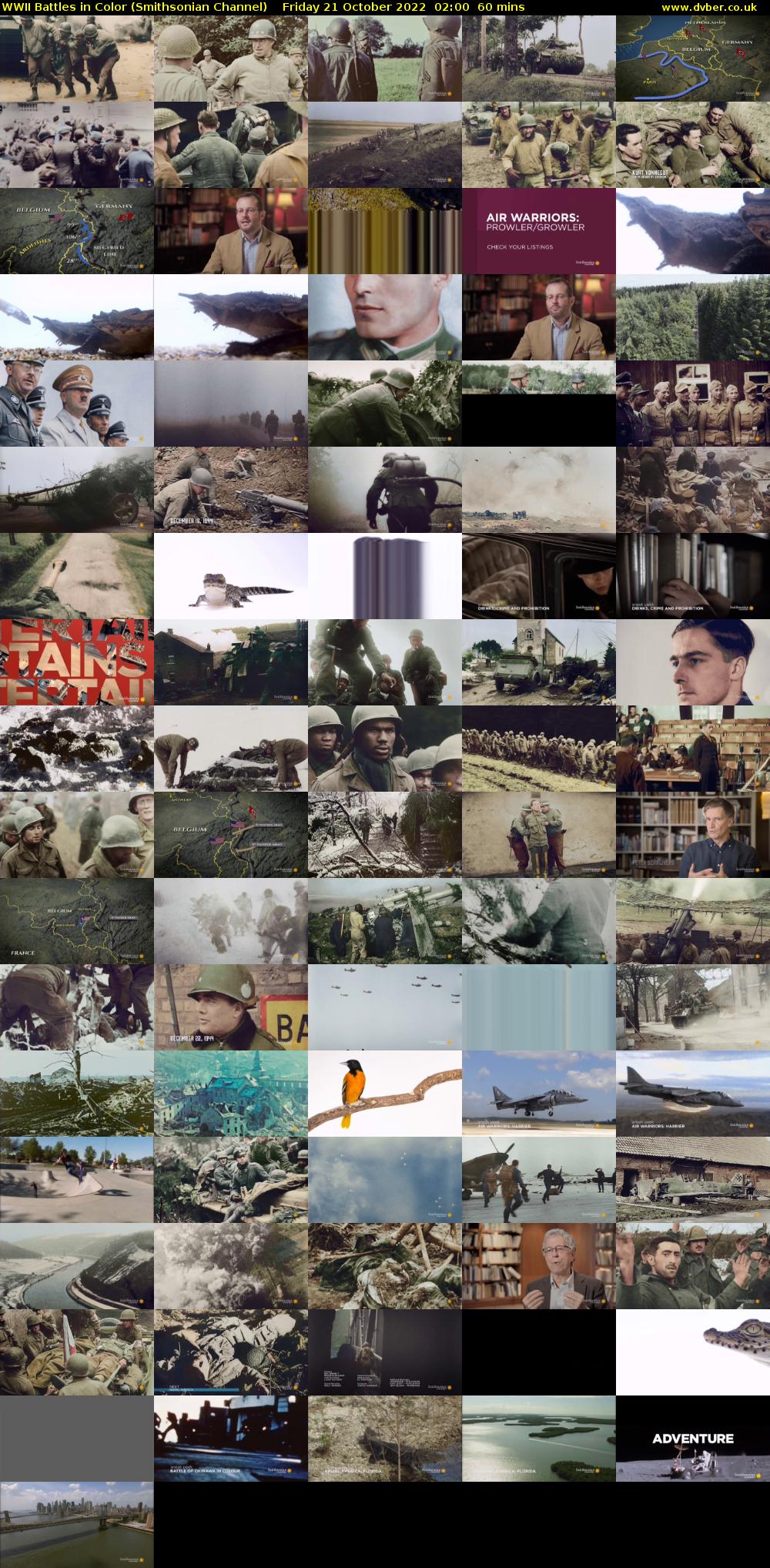 WWII Battles in Color (Smithsonian Channel) Friday 21 October 2022 02:00 - 03:00