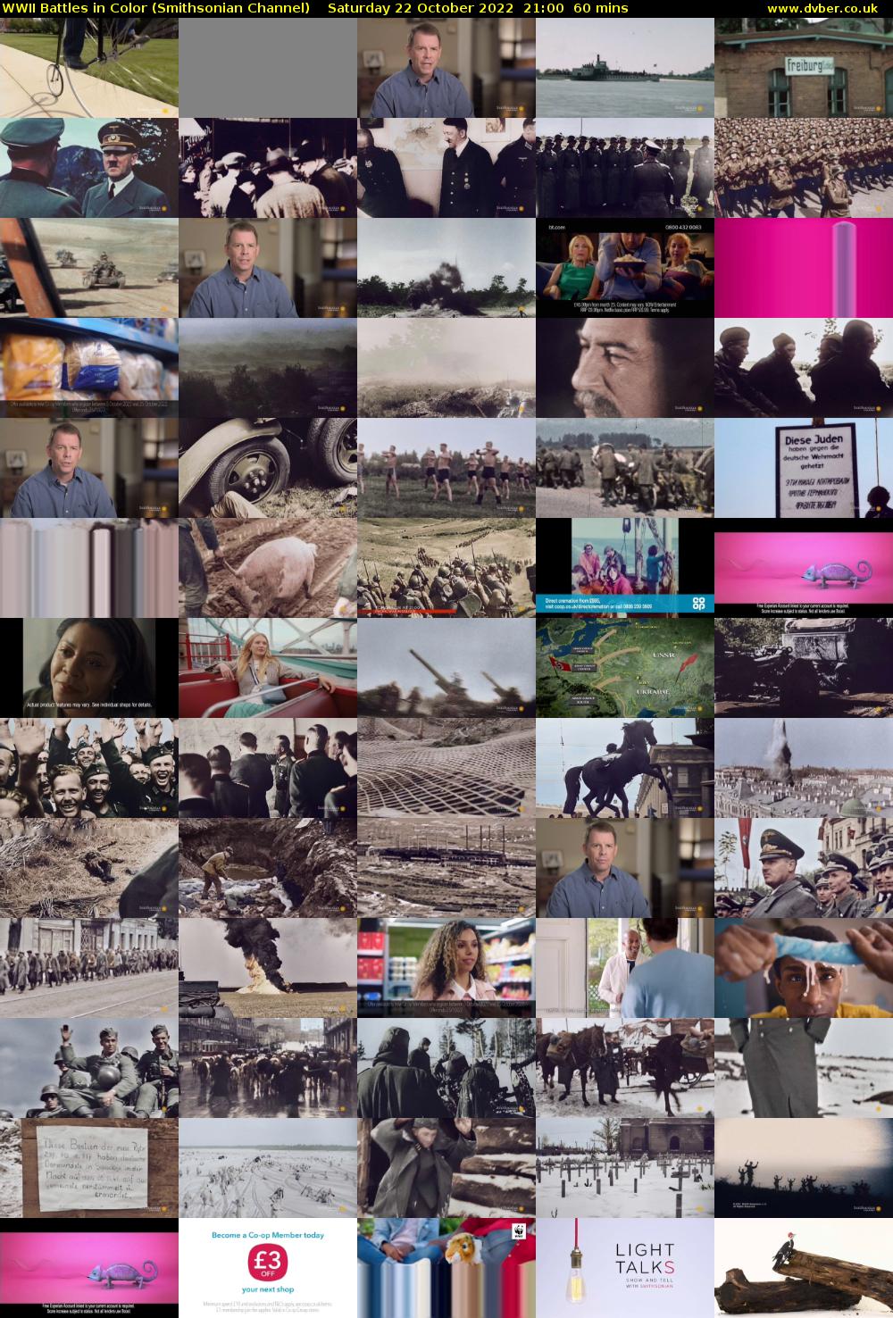 WWII Battles in Color (Smithsonian Channel) Saturday 22 October 2022 21:00 - 22:00