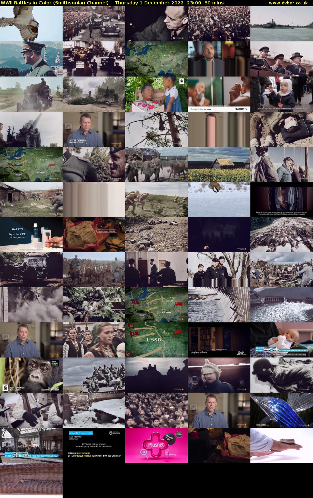 WWII Battles in Color (Smithsonian Channel) Thursday 1 December 2022 23:00 - 00:00