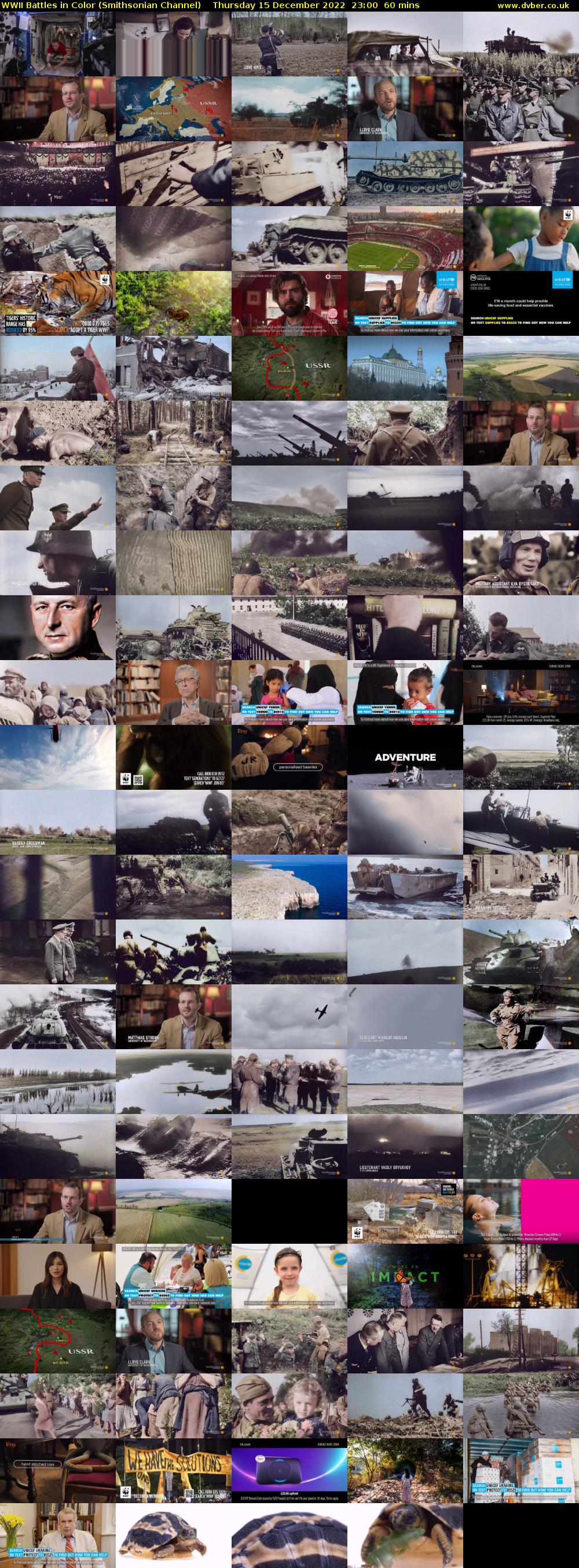 WWII Battles in Color (Smithsonian Channel) Thursday 15 December 2022 23:00 - 00:00