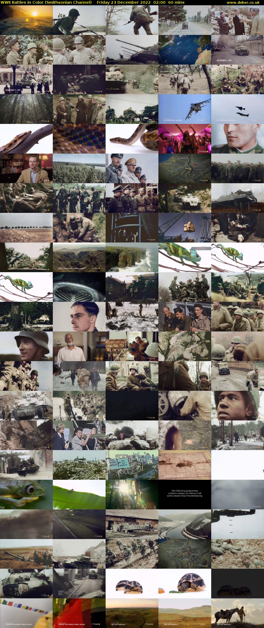 WWII Battles in Color (Smithsonian Channel) Friday 23 December 2022 02:00 - 03:00