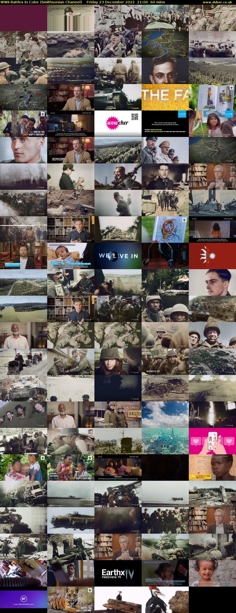WWII Battles in Color (Smithsonian Channel) Friday 23 December 2022 21:00 - 22:00