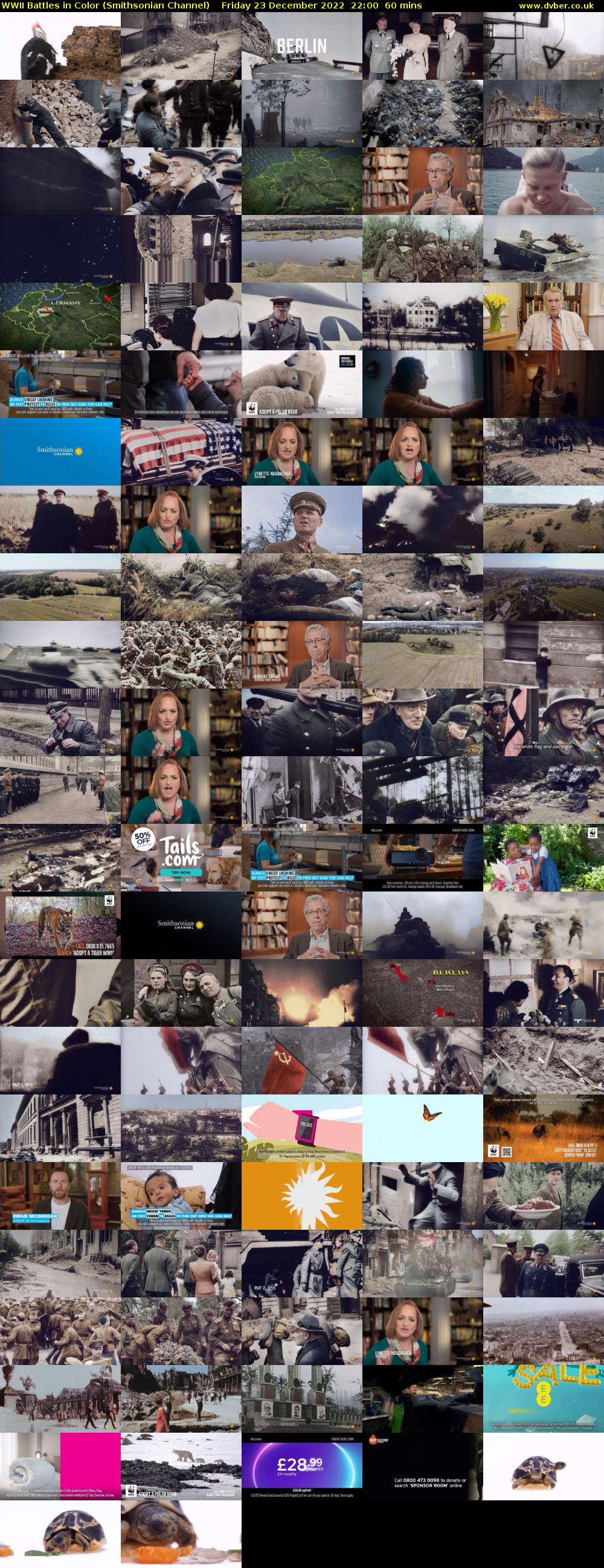 WWII Battles in Color (Smithsonian Channel) Friday 23 December 2022 22:00 - 23:00