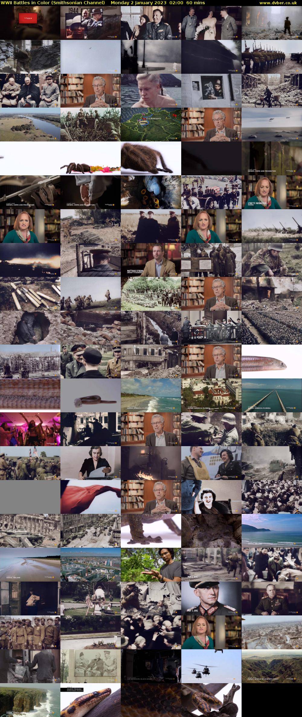 WWII Battles in Color (Smithsonian Channel) Monday 2 January 2023 02:00 - 03:00