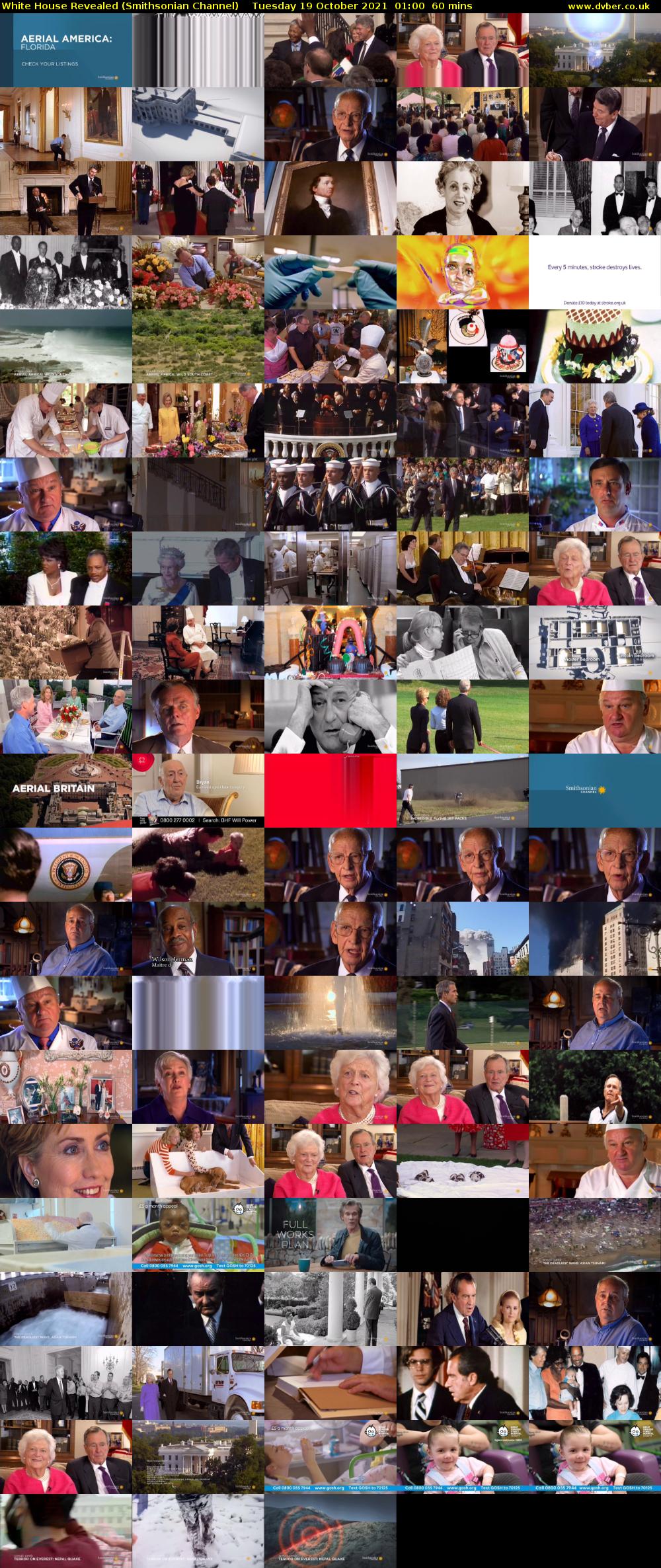 White House Revealed (Smithsonian Channel) Tuesday 19 October 2021 01:00 - 02:00