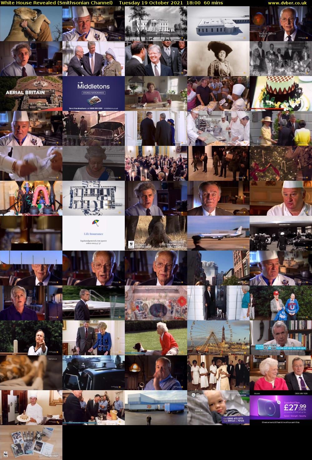 White House Revealed (Smithsonian Channel) Tuesday 19 October 2021 18:00 - 19:00
