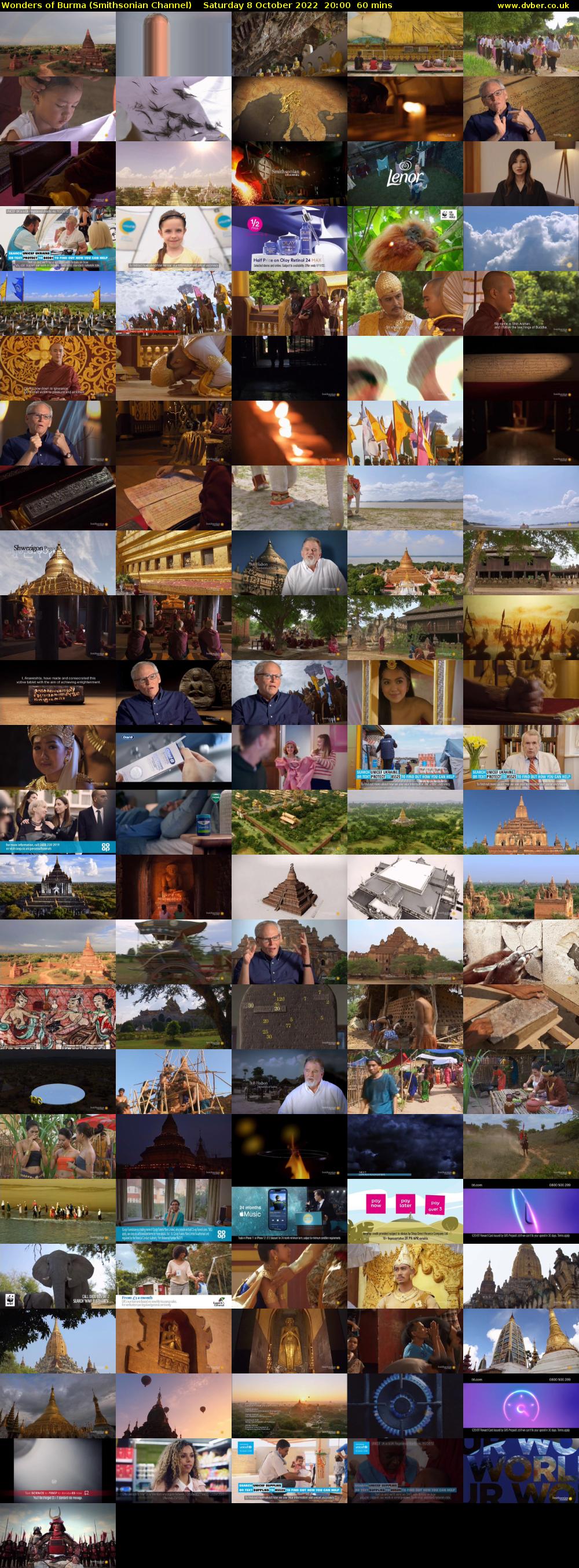 Wonders of Burma (Smithsonian Channel) Saturday 8 October 2022 20:00 - 21:00