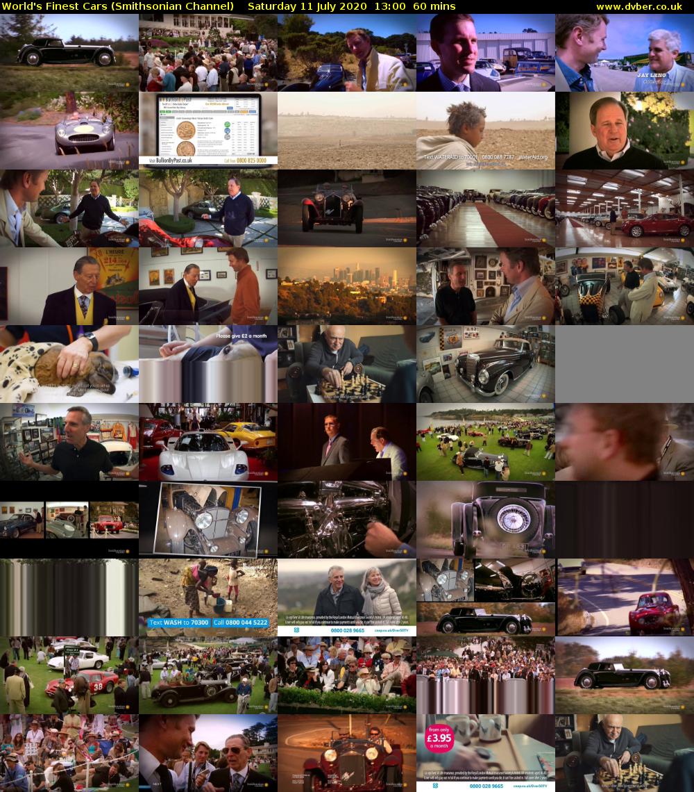 World's Finest Cars (Smithsonian Channel) Saturday 11 July 2020 13:00 - 14:00
