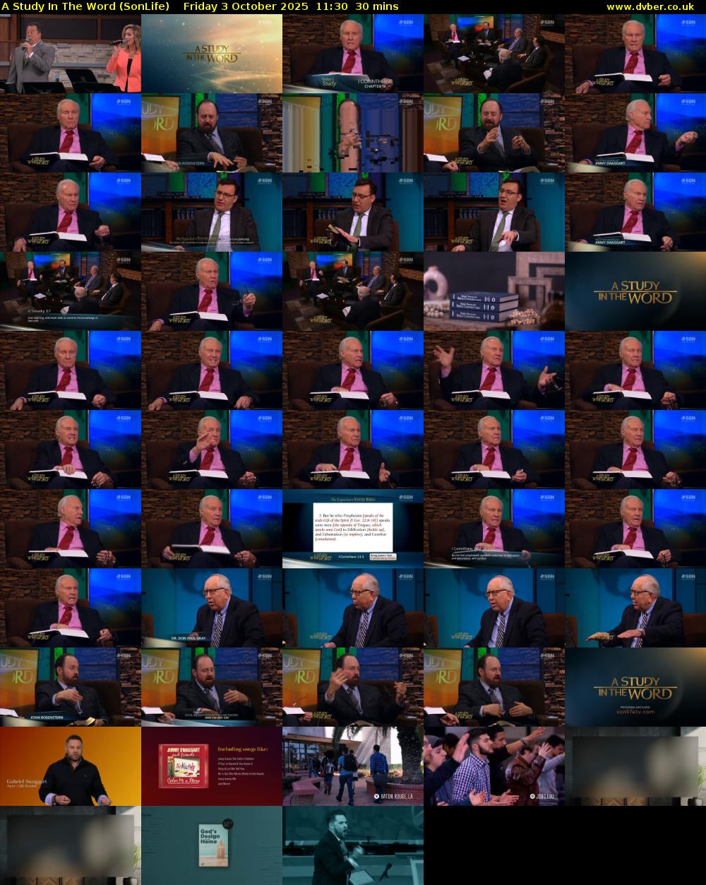 A Study In The Word (SonLife) Friday 3 October 2025 11:30 - 12:00