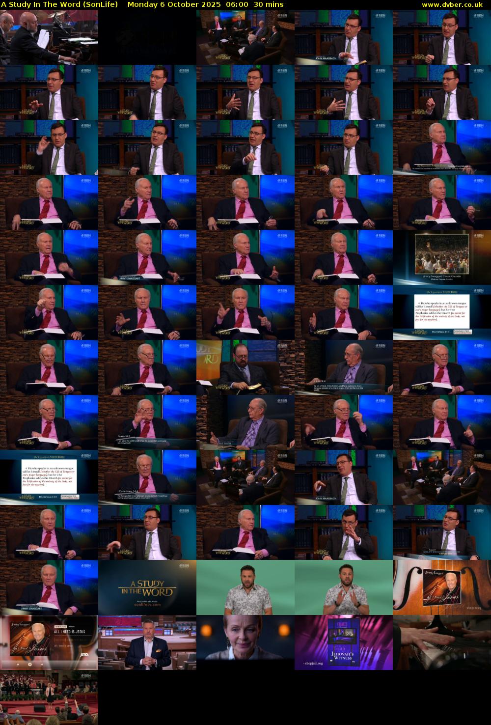 A Study In The Word (SonLife) Monday 6 October 2025 06:00 - 06:30