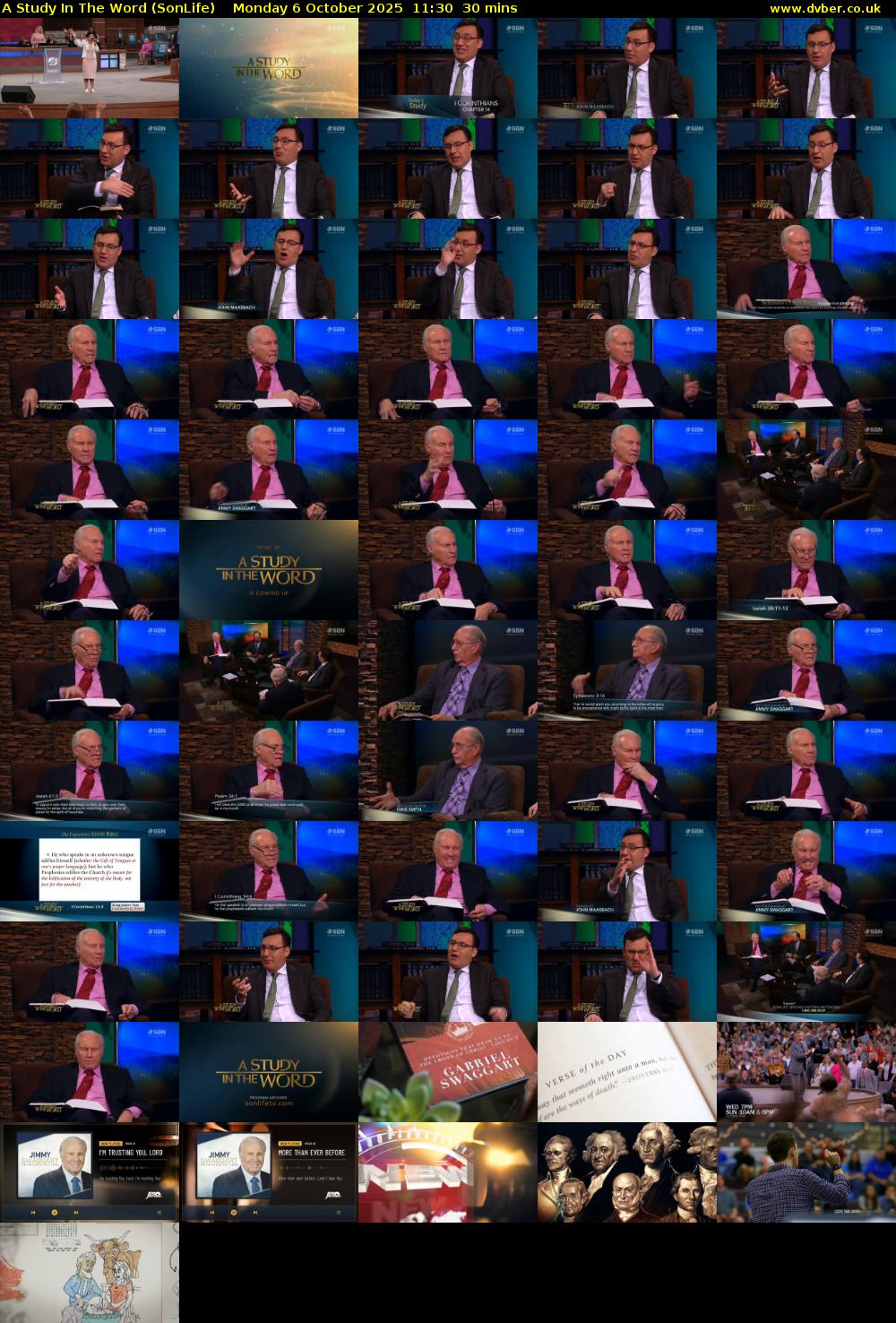 A Study In The Word (SonLife) Monday 6 October 2025 11:30 - 12:00