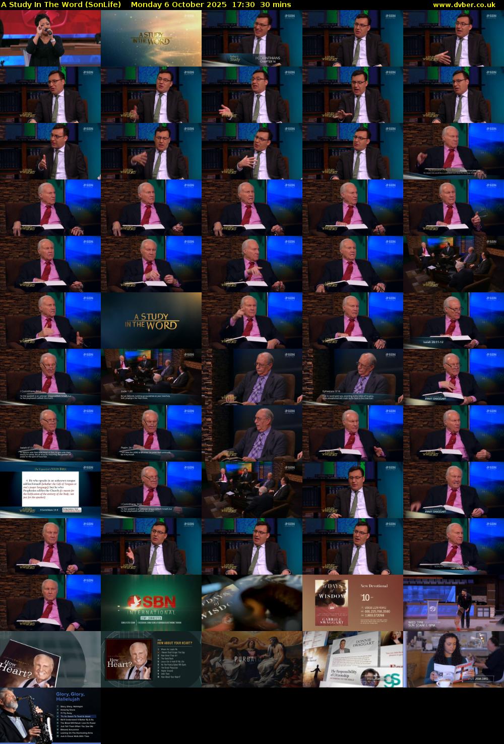 A Study In The Word (SonLife) Monday 6 October 2025 17:30 - 18:00