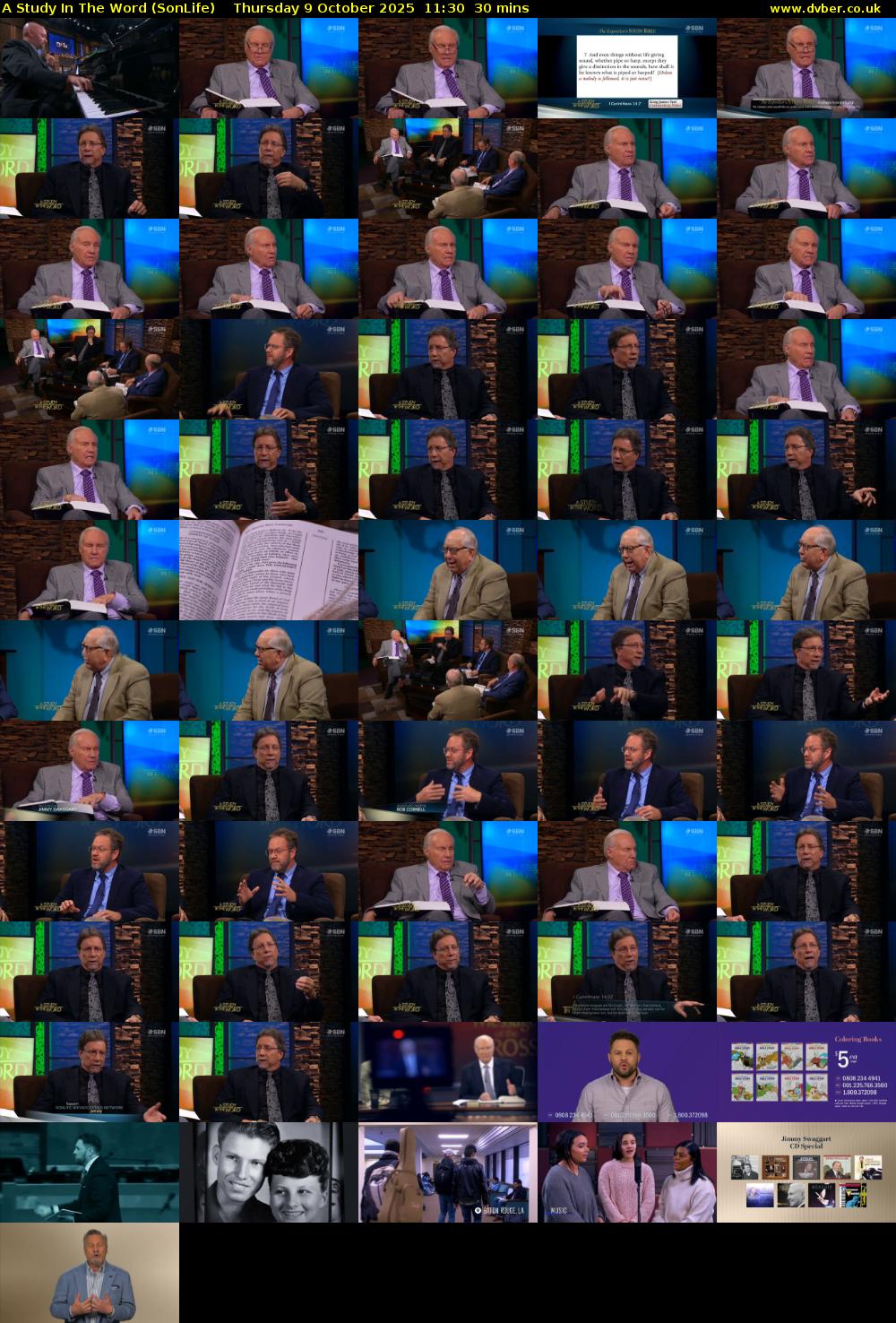 A Study In The Word (SonLife) Thursday 9 October 2025 11:30 - 12:00