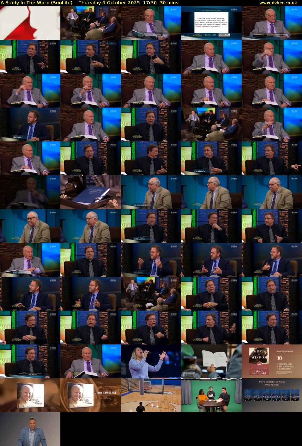 A Study In The Word (SonLife) Thursday 9 October 2025 17:30 - 18:00