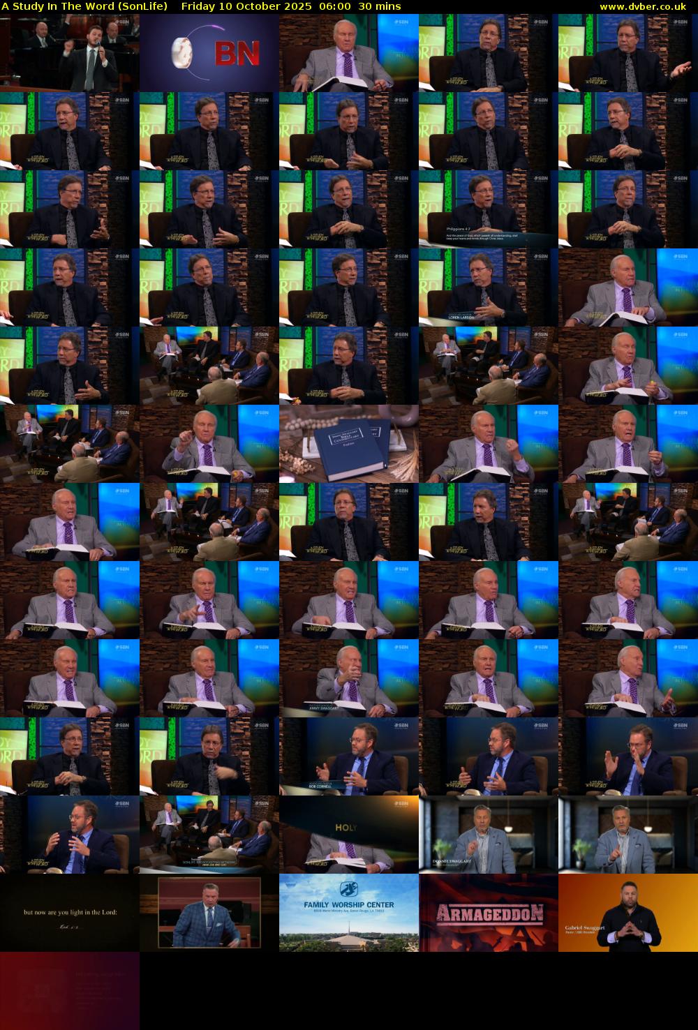 A Study In The Word (SonLife) Friday 10 October 2025 06:00 - 06:30