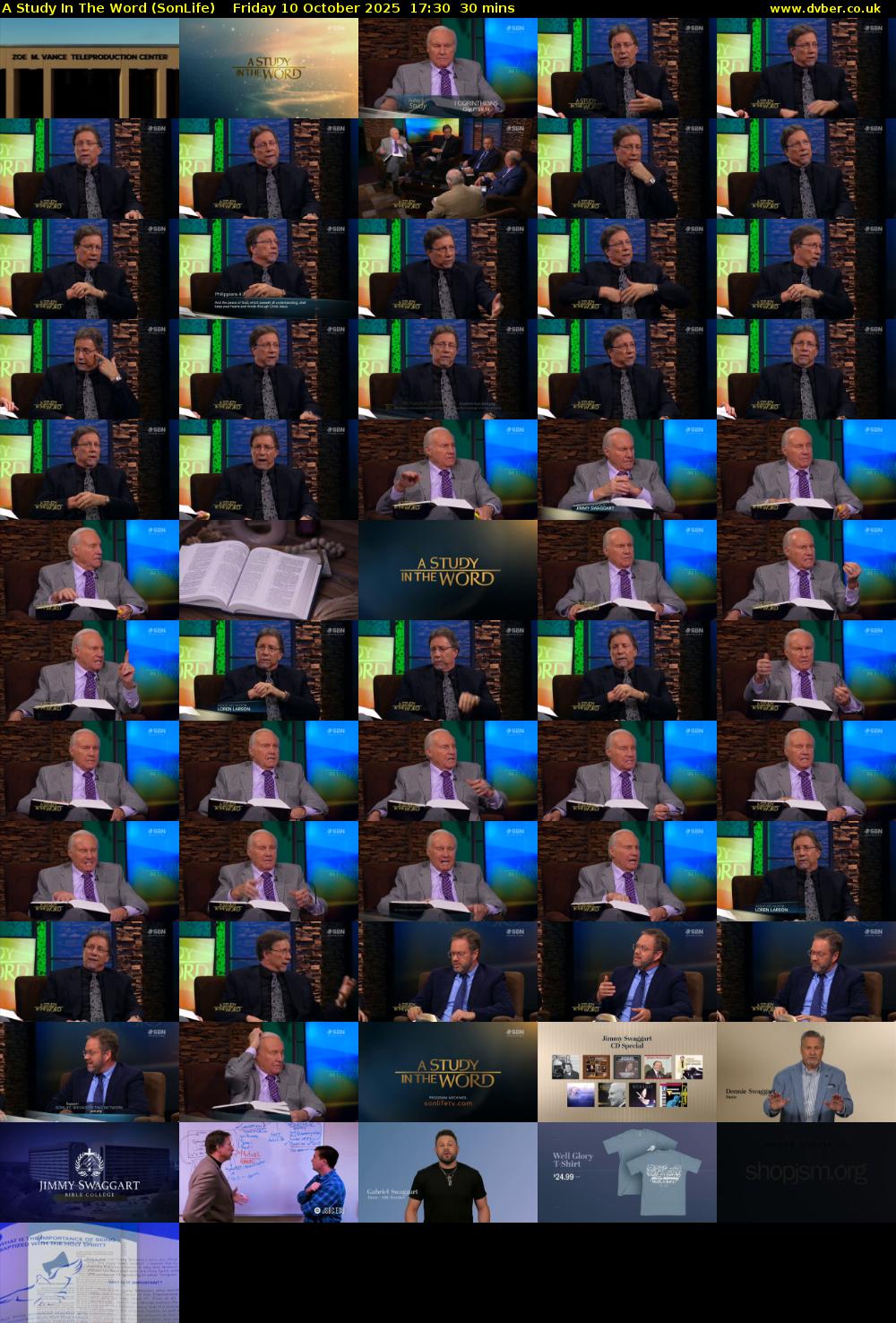 A Study In The Word (SonLife) Friday 10 October 2025 17:30 - 18:00