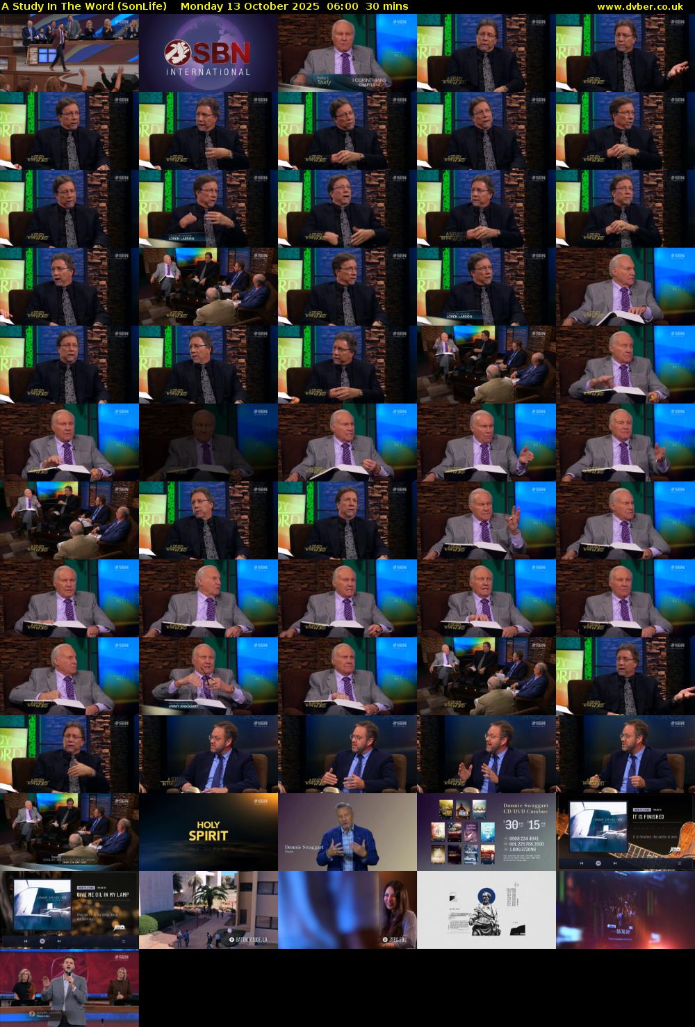 A Study In The Word (SonLife) Monday 13 October 2025 06:00 - 06:30