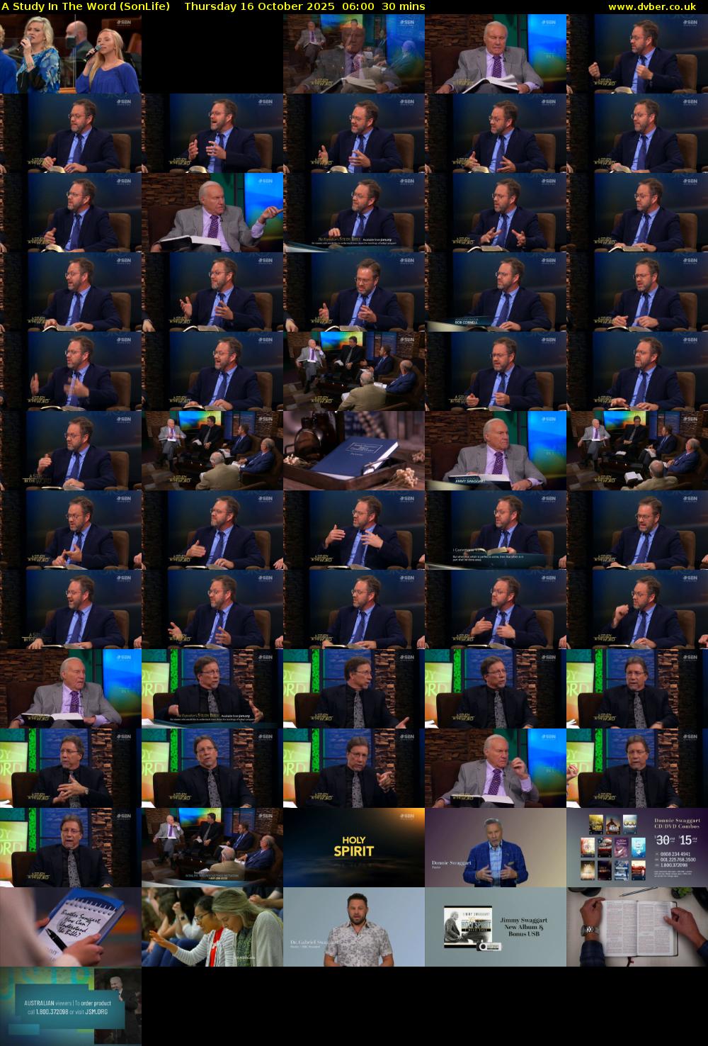 A Study In The Word (SonLife) Thursday 16 October 2025 06:00 - 06:30