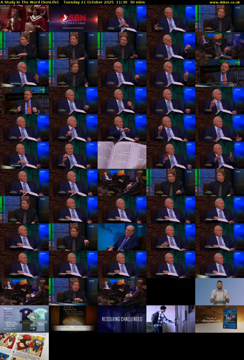 A Study In The Word (SonLife) Tuesday 21 October 2025 11:30 - 12:00