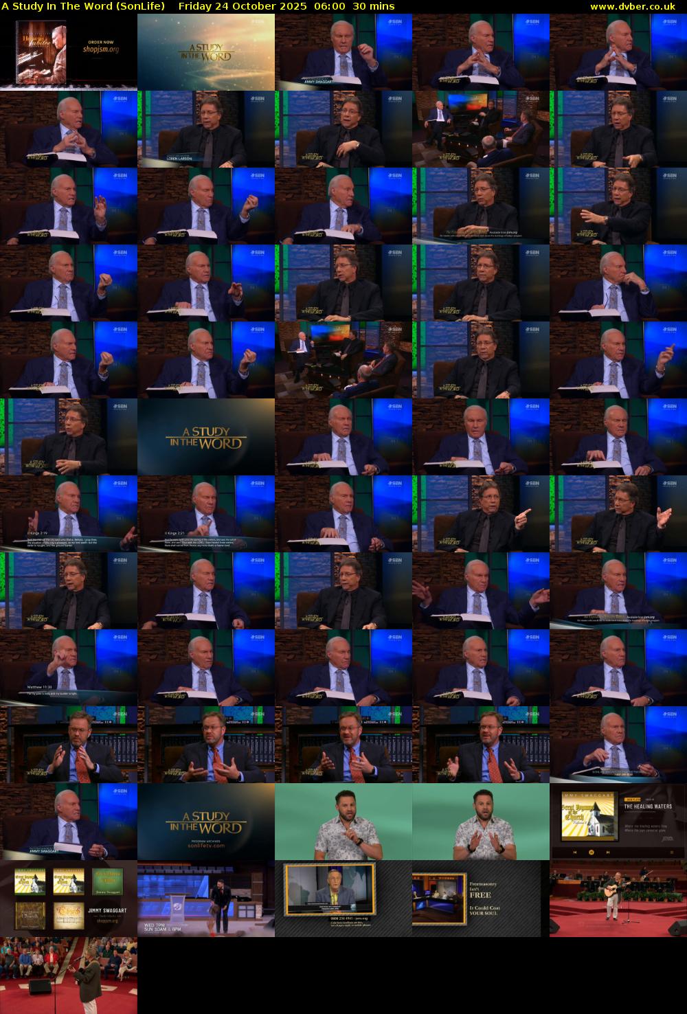 A Study In The Word (SonLife) Friday 24 October 2025 06:00 - 06:30