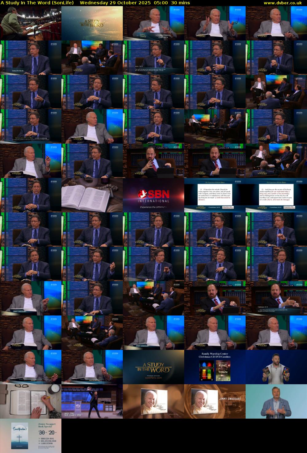 A Study In The Word (SonLife) Wednesday 29 October 2025 05:00 - 05:30