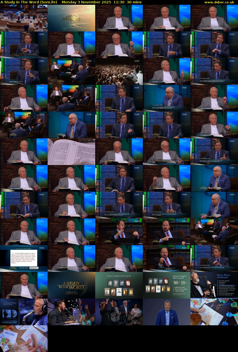 A Study In The Word (SonLife) Monday 3 November 2025 11:30 - 12:00