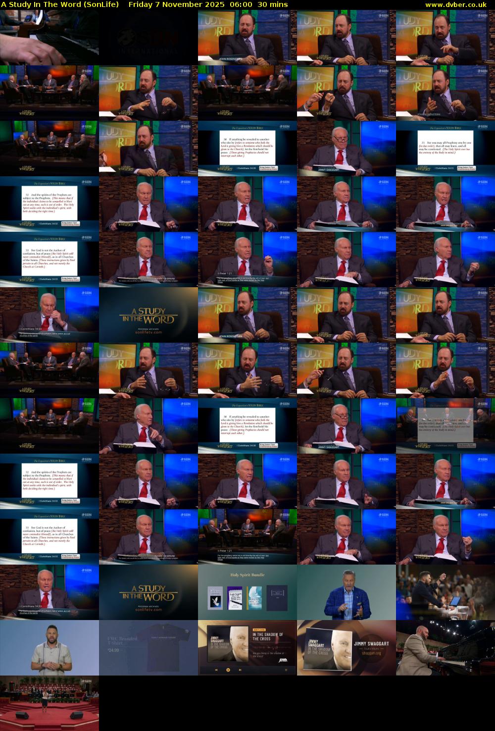 A Study In The Word (SonLife) Friday 7 November 2025 06:00 - 06:30