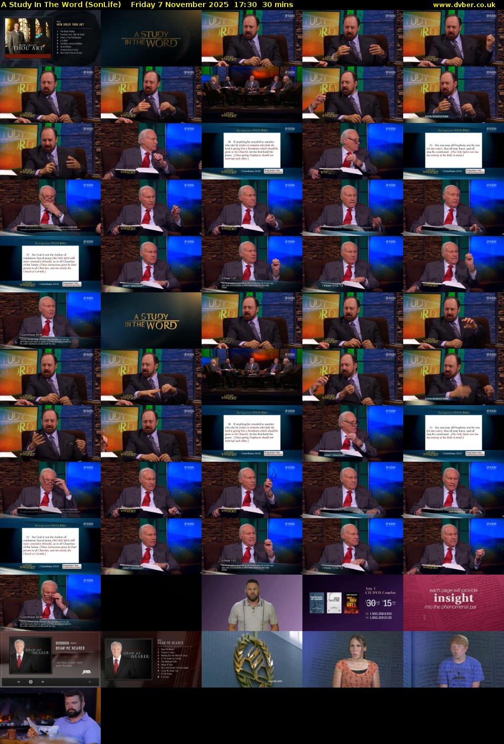 A Study In The Word (SonLife) Friday 7 November 2025 17:30 - 18:00